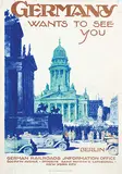 Willy Dzubas, Germany wants to see you Berlin (1930's Mercedes-Benz), 1930, poster