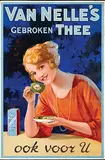 Nathaniel Lloyd & Co. Ltd. London, Van Nelle's Gebroken Thee, 1954, poster
