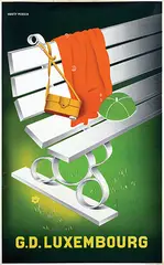 Gusty Mersch, G.D. Luxembourg, poster
