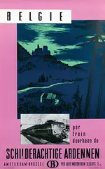 Gaston Bogaerts, Belgische Spoorwegen Schilderachtige Ardennen, poster