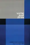 Willem H. Crouwel, stedelijk museum amsterdam Vijftig Jaar Zitten, 1966, poster