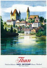 Etienne Clare, Thun Lido-Casino-Sports, 1935, poster