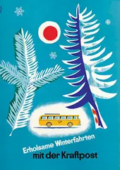 Toni Zepf, Erholsame Winterfahrten mit der Kraftpost, poster