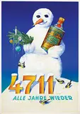 Ottomar C.J. Anton, 4711 Alle Jahre Wieder (snowman), poster