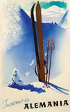 Jupp Wiertz, Invierno en Alemania (Winter in Germany), 1937, poster