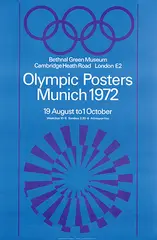 Peter Branfield, Bethnal Green Museum London Olympic Posters Munich 1972, poster