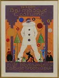 Ary Verhaar, Café de Kroon Spui Bal Masqué Costumé, 1925, poster