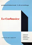 Wim Stek, gemeentemuseum 's-Gravenhage Le Corbusier, 1958, poster