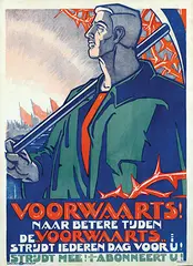 Albert P. Hahn jr., Voorwaarts! Naar Betere Tijden, poster