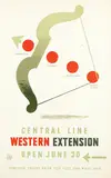 Hans Schleger, Central Line Western Extension (London Underground), poster