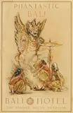 Willem G. Hofker, KPM Bali Hotel Den Pasar Phantastic Bali, 1948, poster