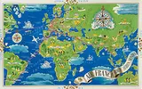 Lucien Boucher, Air France Réseau Aérien Mondial, 1937, poster