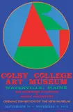 Colby College Art Museum Waterville, Maine by Robert Indiana, 1973, poster, silkscreen, sold Feb 2024