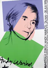 Paul Brühwiler, Kunsthaus Zürich Andy Warhol, 1978, poster