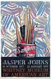 Jasper Johns, Whitney Museum of American Art Jasper Johns, 1977, poster