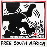 Keith Haring, Free South Africa, 1985, poster