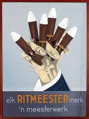 Schoes, elk Ritmeester merk 'n meesterwerk (Veenendaal), poster