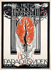 Jacob Jongert, Het Schouwtooneel De Paradijsvloek (Stadsschouwburg Haarlem), poster