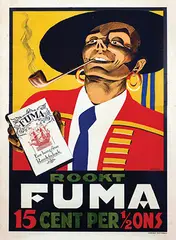 Hennig, Rookt Fuma Rooktabak, poster