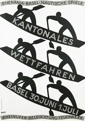 Niklaus Stoecklin, Kantonales Rhenania-Basel, 1939, poster