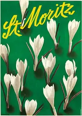 Walter Herdeg, St. Moritz, 1931, poster