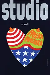 Jan Bons, studio speelt Hoera Amerika, poster