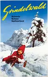 Ernst H. Schudel Ernst Bocchetti, Grindelwald Switzerland, 1952, poster