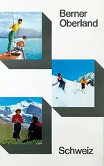 Werner Mühlemann & Ernst Bocchetti, Berner Oberland Schweiz, poster