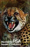 Discover the Republic of South Africa (Cheetah) by Advertising Agency Durban Publicity Association, poster, sold Feb 2024