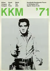 Harald Ronkholz, KKM Kölner Kunst Markt, 1971, poster
