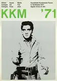 Harald Ronkholz, KKM Kölner Kunst Markt, 1971, poster