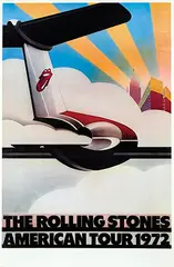 John Pashe, The Rolling Stones American Tour, 1972, poster
