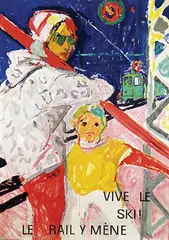Hans A. Falk, Vive le Ski!, 1955, poster