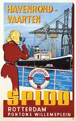 Frans Naerebout, Havenrondvaarten Spido Rotterdam, poster