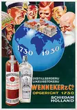 Hennig, Wenneker & Co. Oude Genever Schiedam, 1930, poster