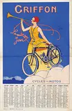 G. Casenove, Griffon Cycles-Moto Calendar 1923, poster