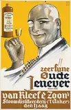 Johann A.W. von Stein, Van Kleef en Zoon Oude Jenever Den Haag, poster