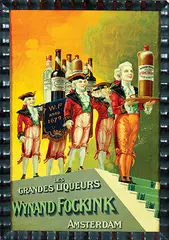 E. Bouchet, Wynand Fockink Liqueurs Amsterdam, poster