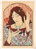Marcel-Lenoir, Without text (Invocation to the Madonna of Green Onyx), 1897, poster