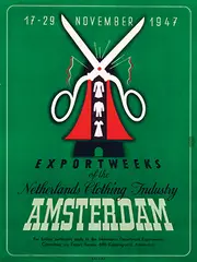 Herbert Ricard, Exportweeks of the Netherlands Clothing Industry, 1947, poster