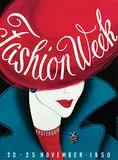 Reyn Dirksen, Fashion Week Amsterdam, 1950, poster