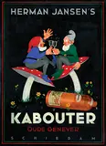 Herman Jansen's Kabouter oude genever Schiedam by Johannes F. (Jan) Lavies, poster, sold Jul 2023