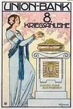 Theo Zasche, Union-Bank 8. Kriegsanleihe, 1917, poster