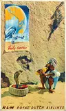 KLM Daily service (Constellation) by Paul C. Erkelens & J. van Nisius, poster, sold Jul 2023