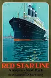Alo, Red Star Line Anvers - New York, poster