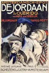 Jan Sluijters, Amsterdamsch-Epos De Jordaan door Is. Querido, 1922, poster