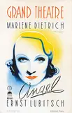 Frans Mettes, Movie: Marlene Dietrich in "Angel", 1937, poster