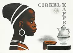 Aage Sikker Hansen, Cirkel Kaffe FDB, 1954, poster