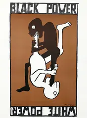Tomi Ungerer, Black Power White Power, 1967, poster