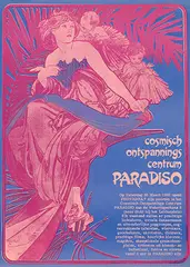 Willem C. de Ridder, cosmisch ontspannings centrum Paradiso, 1968, poster
